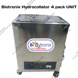Biotronix Moist Heat Therapy Unit (With 4Pack) Hydrocollator Hot Pack Unit 4 pack Stainless Steel Basic Model ( Outer body 202 grade SS and Tank 202 grade SS ) used in Physiotherapy and Rehabilitation Make In India