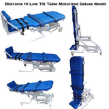 Biotronix Hi Low Height Adjustable Tilt Table Motorized ( Electrical ) Remote Controlled Premium Model used in Physiotherapy and Rehabilitation Make in India with 3 Year Motor Warranty