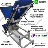 Biotronix Tilt Table Motorized ( Electrical ) Remote Controlled  Basic Model used in Physiotherapy and Rehabilitation Make in India with 3 Year Motor Warranty