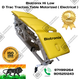 Biotronix D Trac Hi Low Height Adjustable Traction Table Motorized ( Electrical ) Remote Controlled Basic Model Single Function ( Hi Low )  used in Physiotherapy and Rehabilitation Make in India with 3 Year Motor Warranty
