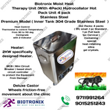 Biotronix Moist Heat Therapy Unit (With 4Pack) Hydrocollator Hot Pack Unit 4 pack Stainless Steel  Premium Model ( Inner Tank 304 Grade Stainless Steel  ) used in Physiotherapy and Rehabilitation Make In India