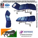 Biotronix Hi Low Height Adjustable Traction Table Motorized ( Electrical ) Remote Controlled Basic Model Single Function ( Hi Low )  used in Physiotherapy and Rehabilitation Make in India with 3 Year Motor Warranty