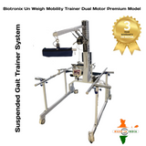 Biotronix Un Weight Mobility Trainer /Partial Body Weight Support System/Suspended Gait Trainer Dual Function Motorized ( Wheel chair to Standing (  Vertical Oscillation) ,Standing to Lifting  ) Deluxe Model ( Without Treadmill  )