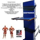 Biotronix Tilt Table Motorized ( Electrical ) Remote Controlled  Basic Model used in Physiotherapy and Rehabilitation Make in India with 3 Year Motor Warranty