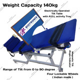 Biotronix Tilt Table Motorized ( Electrical ) Remote Controlled  Basic Model used in Physiotherapy and Rehabilitation Make in India with 3 Year Motor Warranty