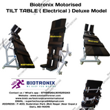 Biotronix Tilt Table Motorized ( Electrical ) Remote Controlled Premium Model used in Physiotherapy and Rehabilitation Make in India with 3 Year Motor Warranty