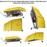 Biotronix D Trac Hi Low Height Adjustable Traction Table Motorized ( Electrical ) Remote Controlled Basic Model Single Function ( Hi Low )  used in Physiotherapy and Rehabilitation Make in India with 3 Year Motor Warranty