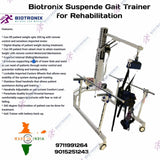 Biotronix Un Weight Mobility Trainer /Partial Body Weight Support System/Suspended Gait Trainer Dual Function Motorized ( Wheel chair to Standing (  Vertical Oscillation) ,Standing to Lifting  ) Deluxe Model ( Without Treadmill  )