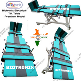 Biotronix Tilt Table Motorized ( Electrical ) Remote Controlled Premium Model used in Physiotherapy and Rehabilitation Make in India with 3 Year Motor Warranty