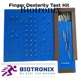 Biotronix Finger Dexterity TEST Board 100 pins with 2 Tweezers Occupational Therapy