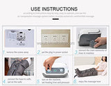 Biotronix Edema Relief Intermittent Pneumatic Compression, Lymphatic Drainage Analogue( Manual )  Machine Compressible Limb Air Therapy Recovery Device with 2 Legs Sleeves ,1 Arm Sleeve ,1 Waist Sleeve remote Controlled
