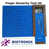 Biotronix Finger Dexterity TEST Board 100 pins with 2 Tweezers Occupational Therapy