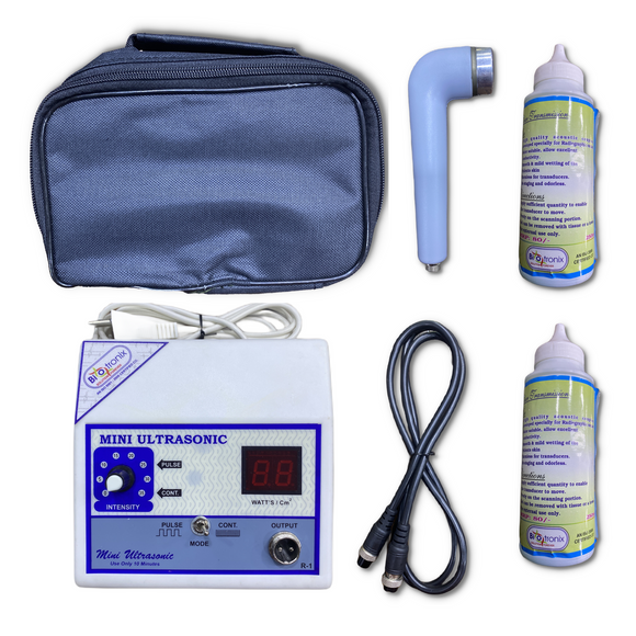 Biotronix Physiotherapy Ultrasound Therapy 1 Mhz Digital Portable Compact ( Nano UST) Premium Model with 2 year Warranty