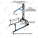 Biotronix Un Weight Mobility Trainer /Partial Body Weight Support System/Suspended Gait Trainer Single Function Motorized ( Standing Position to Lifting ) Deluxe Model ( Without Treadmill  )Physiotherapy and Rehabilitation Equipment
