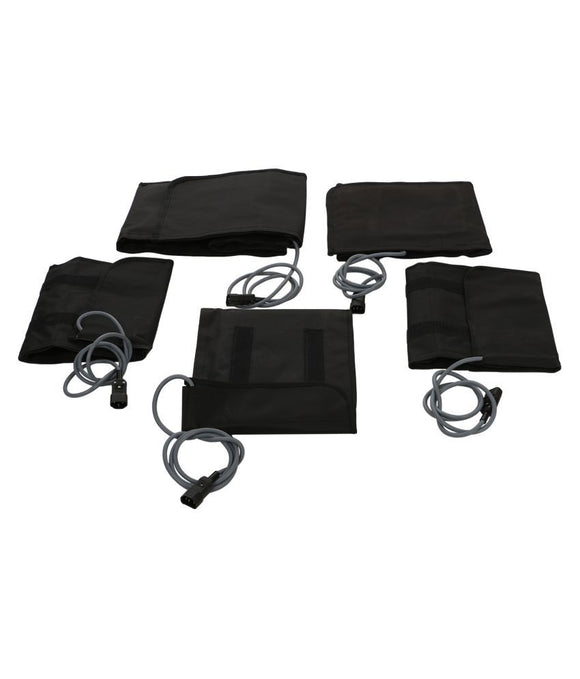 Biotronix Cellulite Deep Heat Therapy Pad set used in Physiotherapy and Slimming ( 1 Abdomen Pad ,2 Thighs ,2 Arms Pads )