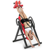 Biotronix Heavy Duty Physiotherapy Inversion Table Manual ( Mechanical ) for Spine Rehabilitation Back Pain Relief with Headrest & Adjustable Protective Belt