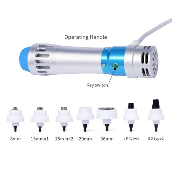 Biotronix Shockwave Therapy Device for Reducing Inflammation and Promoting Healing with 1 Year Warranty
