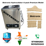 Biotronix Moist Heat Therapy Unit (With 4Pack) Hydrocollator Hot Pack Unit 4 pack Stainless Steel  Premium Model ( Inner Tank 304 Grade Stainless Steel  ) used in Physiotherapy and Rehabilitation Make In India