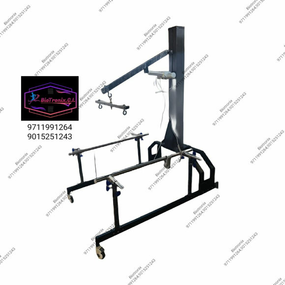 Biotronix Un Weight Mobility Trainer /Partial Body Weight Support System/Suspended Gait Trainer Single Function Motorized ( Standing Position to Lifting ) Basic Model ( Without Treadmill  )Physiotherapy and Rehabilitation Equipment