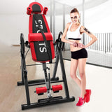 Biotronix Heavy Duty Physiotherapy Inversion Table Manual ( Mechanical ) for Spine Rehabilitation Back Pain Relief with Headrest & Adjustable Protective Belt