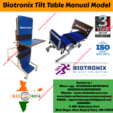 Biotronix Tilt Table Manual Model used in Physiotherapy and Rehabilitation Make in India