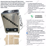 Biotronix Moist Heat Therapy Unit (With 4Pack) Hydrocollator Hot Pack Unit 4 pack Stainless Steel  Premium Model ( Inner Tank 304 Grade Stainless Steel  ) used in Physiotherapy and Rehabilitation Make In India