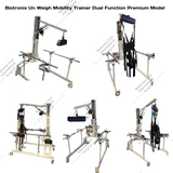 Biotronix Un Weight Mobility Trainer /Partial Body Weight Support System/Suspended Gait Trainer Dual Function Motorized ( Wheel chair to Standing (  Vertical Oscillation) ,Standing to Lifting  ) Deluxe Model ( Without Treadmill  )