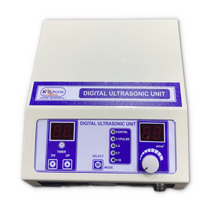 Biotronix Physiotherapy Ultrasound Therapy 1 Mhz Digital Timer LED Based Portable Compact Premium Model with 2 year Warranty