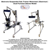 Biotronix Un Weight Mobility Trainer /Partial Body Weight Support System/Suspended Gait Trainer Dual Function Motorized ( Wheel chair to Standing (  Vertical Oscillation) ,Standing to Lifting  ) Deluxe Model ( Without Treadmill  )