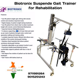 Biotronix Un Weight Mobility Trainer /Partial Body Weight Support System/Suspended Gait Trainer Dual Function Motorized ( Wheel chair to Standing (  Vertical Oscillation) ,Standing to Lifting  ) Deluxe Model ( Without Treadmill  )