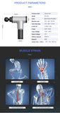 Fascial Gun HG-320 massage gun Chiropractic gun Physiotherapy gun Massage gun with 1 year warranty