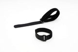 Biotronix Straps for goniometer, hook and loop goniometer straps, Set of 4, Black, Goniometer Replacement Strap set