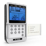 Everyway Medical EV 906B Multi Stim Plus 4 channel Digital TENS/EMS Backlit LCD Display with 37 Fixed Program (Imported Tiwan Made Pocket Model)  Massage Pain Relief Machine