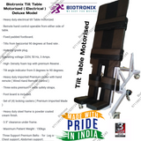 Biotronix Tilt Table Motorized ( Electrical ) Remote Controlled Premium Model used in Physiotherapy and Rehabilitation Make in India with 3 Year Motor Warranty